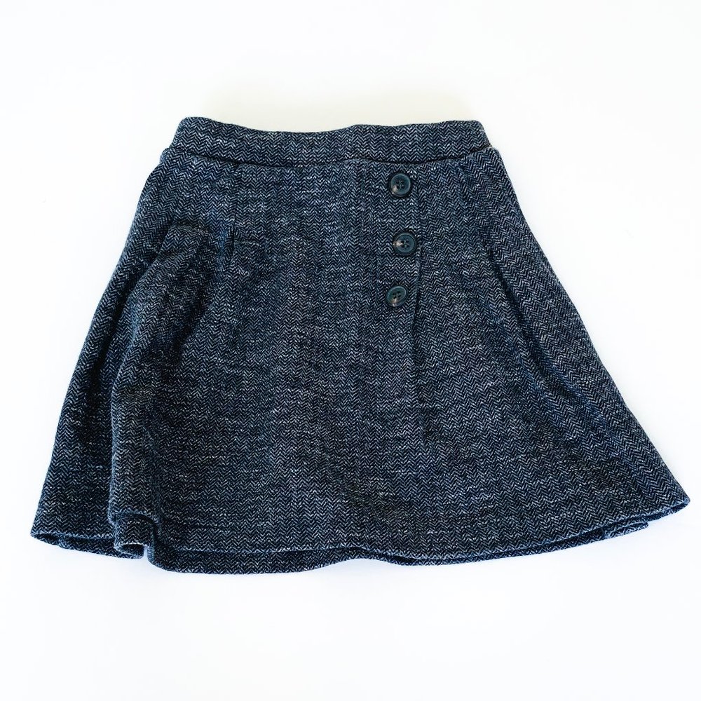Zara Girls Cotton Tweed Skirt | Size 8 Girls